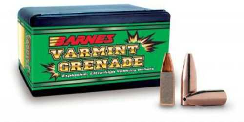Barnes Varmint Grenade Rifle Bullets 6mm .243" 62 Gr VGFB 250/ct