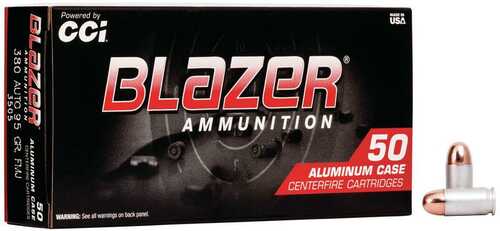 CCI Blazer Aluminum Handgun Ammunition .380 ACP 95-img-0