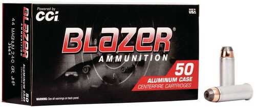 CCI Blazer Aluminum Handgun Ammunition .44 Mag 240 Gr JHP 1200 Fps 50/ct