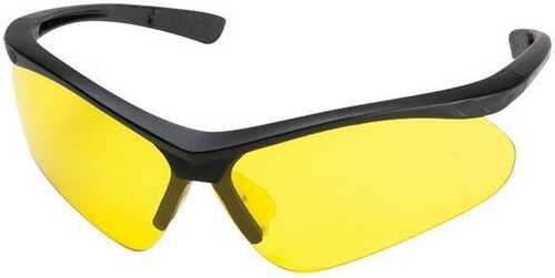 Champion Ballistic Shooting Glasses Open Frame Black With Yellow Lens