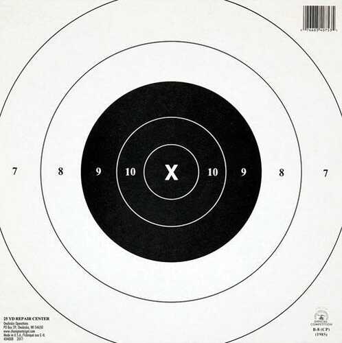 Champion Official NRA Targets Gb-8(CP) 25 Yd. Timed And Rapid Fire 12/Pack
