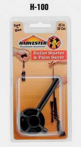 Harvester Muzzleloading Packaged Bullet Starter & Palm Saver Plus .50 Cal Jag 1/Pk