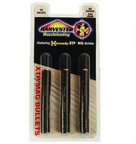 Harvester Muzzleloading Hornady XTP Mag Bullets 50 Cal. Sabot 240 Gr. .452 12/Pk