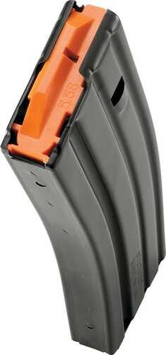 DuraMag 5.56/300Blk SS 30Rd Org/Blk Magazine