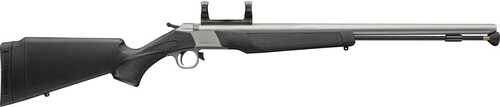 CVA Wolf V2 Muzzleloader - SS/Black 50 Cal (Ism) Ambi Adj Stock QRBPQR Breach Plug