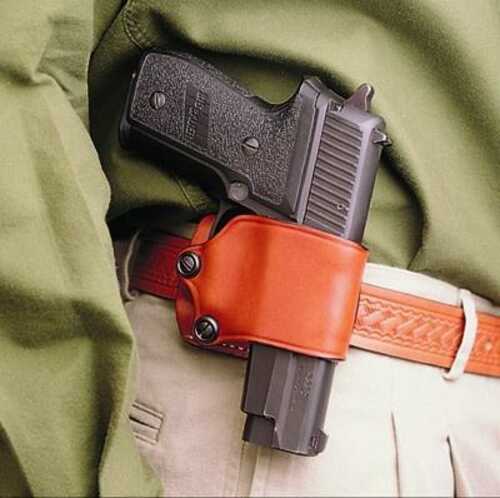 DeSantis Large Frame Double Action Semi-Auto Yaqui Slide-Style 023 Right Hand Tan