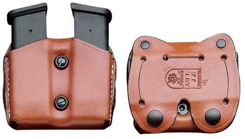 DeSantis Colt Govt Double Magazine Pouch-Style A01 Ambidextrous Tan