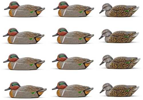 Rig Em Right Mainline Series Green-Winged Teal Duck Decoy 12/ct