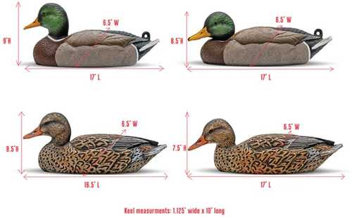 Rig Em Right Mainline Series Mallard Decoy 6/ct