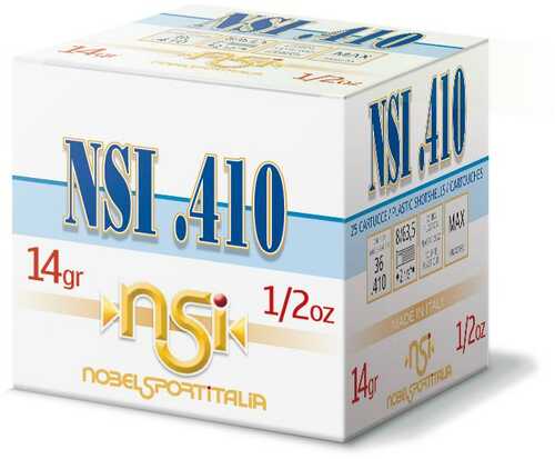 Nobel Sport Shotshells .410 Ga 2-1/2" 1/2 Oz 1240 Fps #7.5 25/ct
