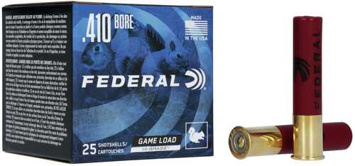 Federal Game-Shok Upland Game - Hi Brass Load - .410Ga 2-1/2" 1/2Oz. #7.5-Shot 25/Box