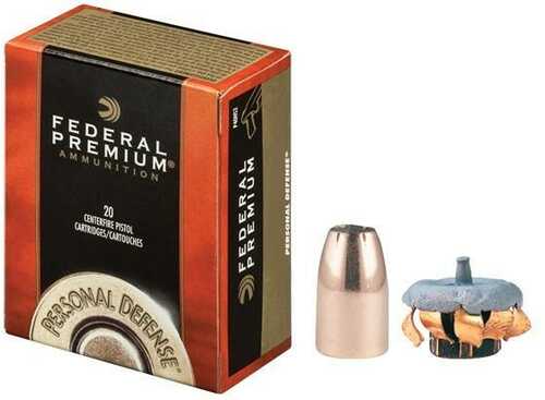 Federal Premuim Personal Defense Handgun Ammunition .45 ACP 230 Gr JHP 900 Fps 20/Box