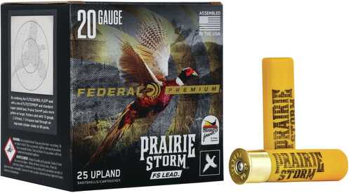 Federal Prairie Storm FS Lead Shotshells 20 Gauge 3" 1 Oz #5 Shot 1300 fps 25 Rounds