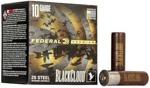 Federal Premium Black Cloud FS Steel Shotshell 10Ga 3-1/2 1-5/8Oz 1375 Fps #2 25rds