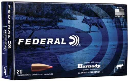 Federal Power-Shok Rifle Ammuntion .204 Ruger 32Gr V-Max 4100 Fps 20/ct