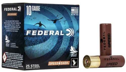 Federal Speed-Shok Shotshells10Ga 3-1/2" 1-1/2Oz T 1450 Fps 25/ct