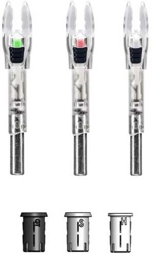 Feradyne Nockturnal Shift Universal Size Red Lighted 2-Pack
