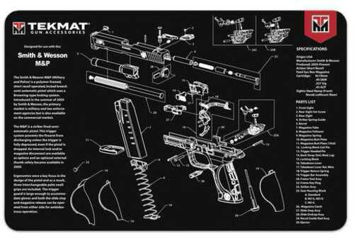TekMat 11x17 Gun Cleaning Mat- Smith & Wesson M&P-img-0