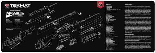 TekMat 12x36 Gun Cleaning Mat - Mossberg Shotgun
