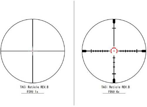 German Precision Optics Centuri Super Compact Rifle Scope 4-16x44 30mm FFP HSi-CQB Illum Black