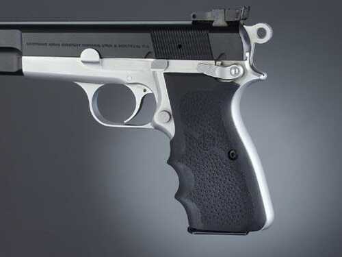 Hogue Browning Hi-Power Rubber Grips With Finger Grooves