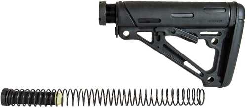Hogue AR-15/M-16 Om Collapsible Buttstock Assembly With Buffer Tube And Hardware-Black Rubber