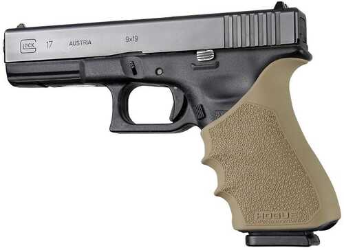 Hogue HandAll Beavertail Grip Sleeve Glock 17 G17 Mos G17L G22 G35 G34 G31 G37 Gen 3-4 FDE