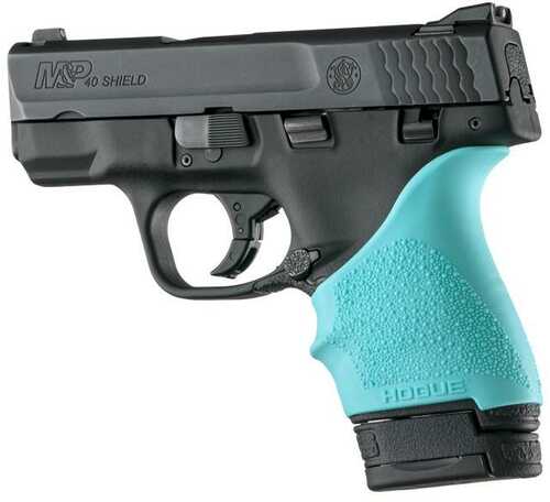 Hogue HandAll Beavertail Grip Sleeve S&W M&P Shield Ruger LC9-Aqua