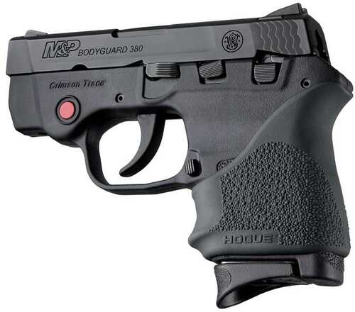 Hogue HandAll Beavertail Grip Sleeve For S&W Bodyguard 380/Taurus Tcp & Spectrum-Black