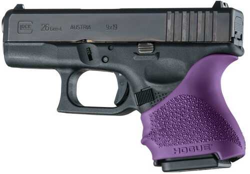 Hogue HandAll Beavertail Grip Sleeve Glock 26/27-Purple