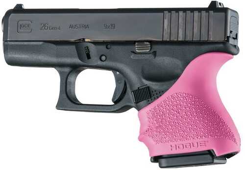 Hogue HandAll Beavertail Grip Sleeve Glock 26/27-Pink