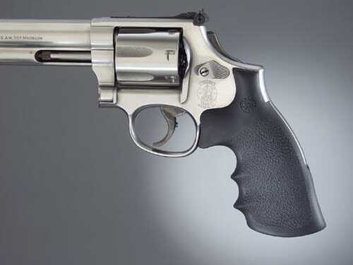 Hogue S&W K/L Convertion Kit - Round To Square Butt - Rubber Monogrip