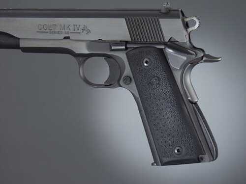 Hogue Colt Government Grips .45 1911 Rubber Panels-img-0