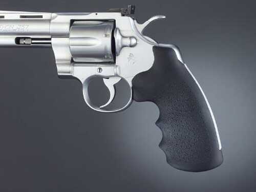Hogue Colt Python Rubber MonoGrips - Black