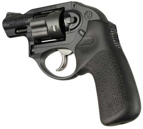 Hogue Ruger LCR/LCRx: Black Rubber Tamer Cushion Grip Without Finger Grooves