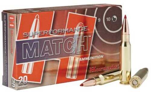 Hornady Superformance Match Rifle Ammunition .308 Win 168 Gr ELD 2840 Fps 20/ct