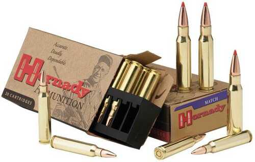 Hornady Match Rifle Ammunition .308 Win 178 Gr BTHP 20/Box