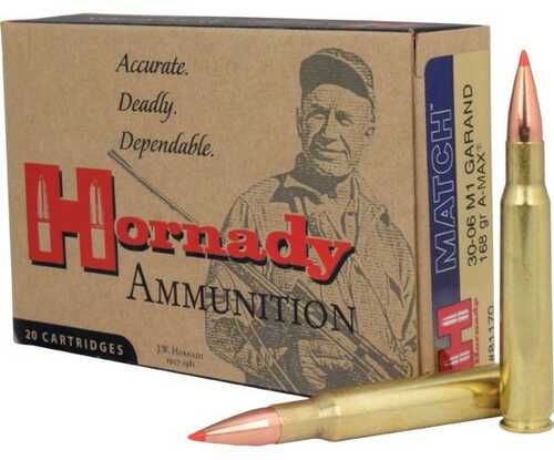 Hornady Vintage Match Rifle Ammunition .30-06 Sprg-img-0