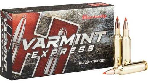 Hornady Varmint Express Rifle Ammunition 6mm Creedmoor 87 Gr V-Max 3210 Fps 20/ct