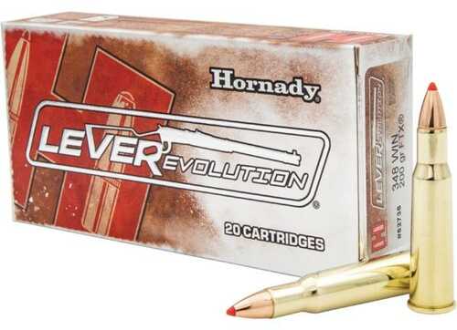Hornady Leverevolution Rifle Ammunition .348 Win 200 Gr FTX 2560 Fps 20/ct