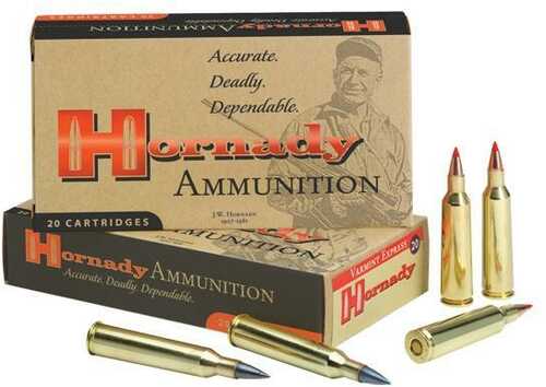 Hornady Varmint Express Rifle  Ammunition .223 Rem 55 Gr V-Max 3240 Fps - 20/Box