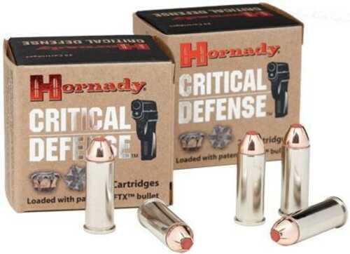 Hornady Critical Defense Handgun Ammo .44 Spl 165 Gr FTX 900 Fps 20/Box