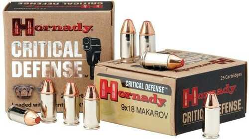 Hornady Critical Defense Handgun Ammo 9mm Makarov-img-0