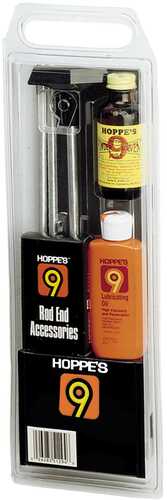 Hoppes Clamshell Cleaning Kit With Steel Rod - .17/.204 Caliber HMR