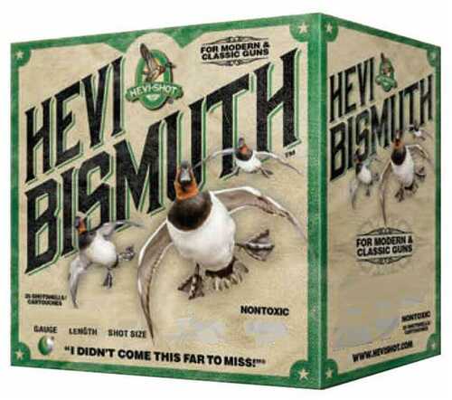 HEVI-Shot HEVI-Bismuth Shotshells 12Ga 2-3/4" 1-1/4Oz 1450 Fps #2 25/ct