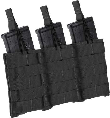 TacShield Triple Speed Load Rifle Molle Pouch-Black