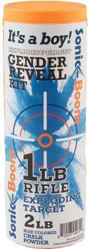 Sonic Boom Exploding Rifle Target - Gender Reveal Kit - Boy