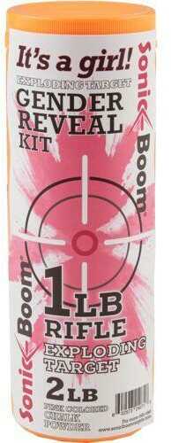 Exploding Rifle Target - Gender Reveal Kit Girl-img-0