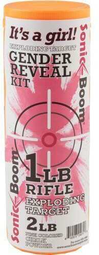 Exploding Rifle Target - Gender Reveal Kit - Girl