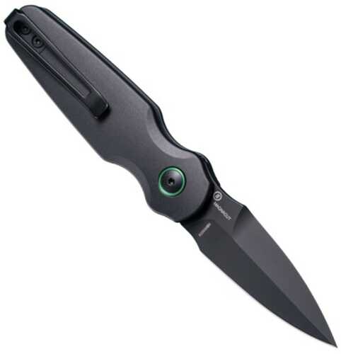 Hogue Ballista II Automatic Folder Knife 2-3/5 Spear Point Blade Solid Black